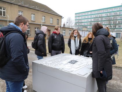 Eleverne fik også besøgt Stasi Fængslet i Berin